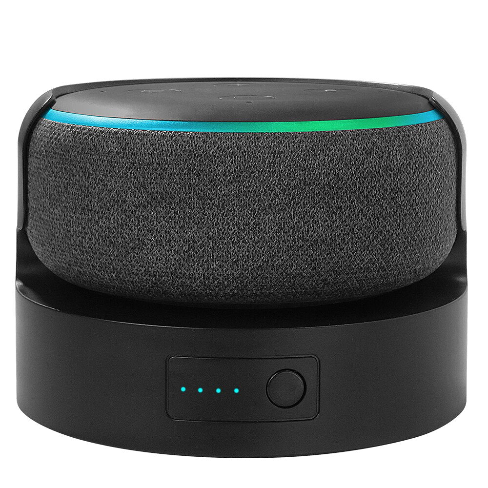 Battery Base for Echo Dot 3rd Gen Alexa Speaker Holder Mount Rechargable Docking Station For Echo Dot 3rd wireless Charger.
