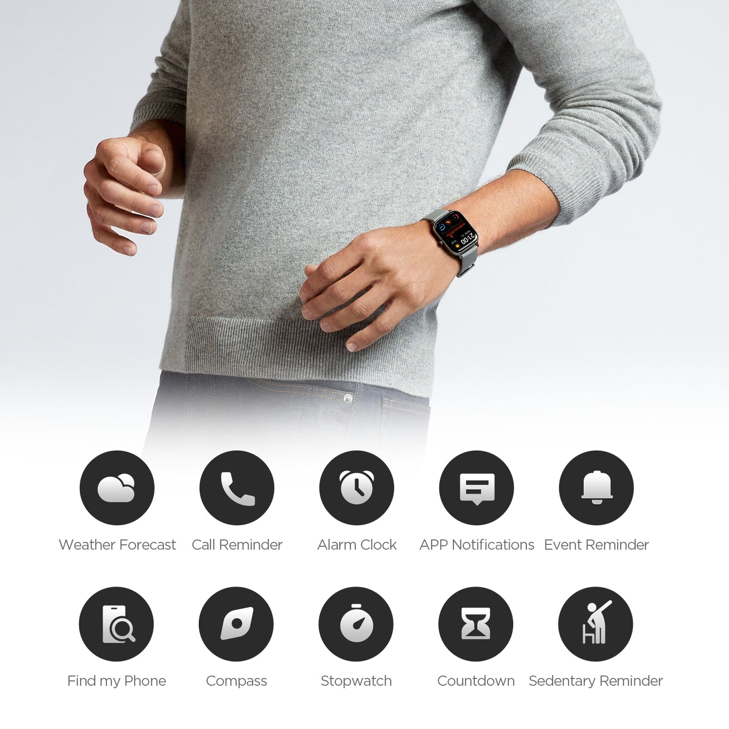 Amazfit GTS Stock Global Version Smart Watch 5ATM Waterproof Swimming Smartwatch 14DaysBattery.