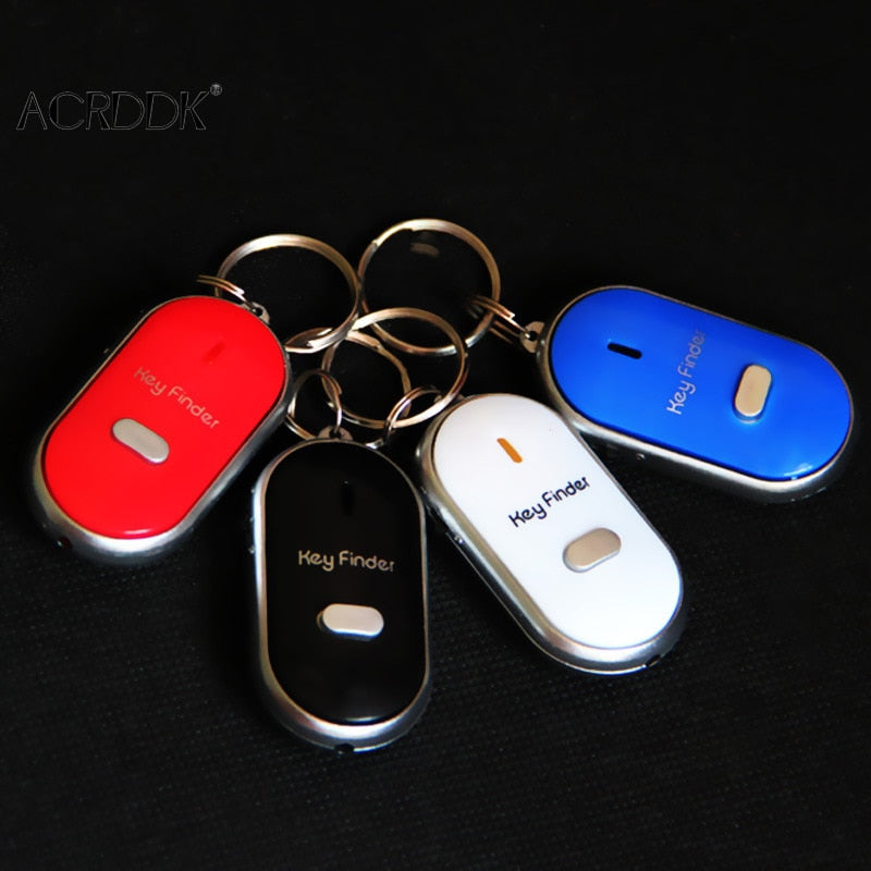 Wireless Whistle Key Finder Keychain For Women Men Anti-lost Device Keyrings Electronic Anti-theft Key Search Elder Sos Tracker.