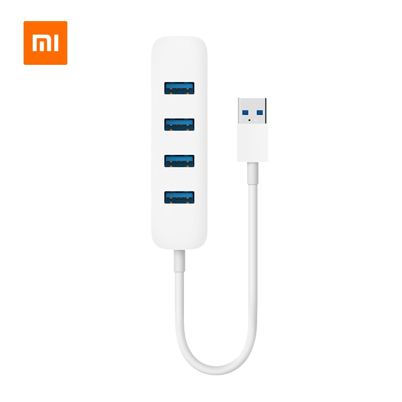 XIAOMI 4 Ports USB3.0 Hub with Stand-by Power Supply Interface USB Hub Extender Extension Connector Adapter for PC Laptop
