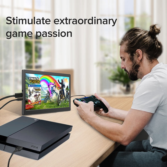 UPERFECT Portable Monitor7.0inch IPS Display With USB HDMI Input Slim Lightness For Laptop Smartphone Switch PS4 Xbox Game