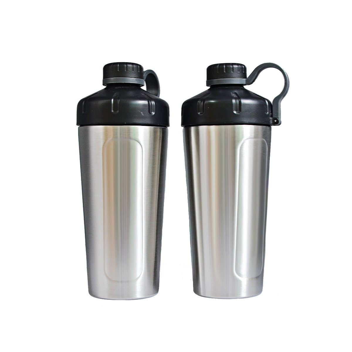 1000ML Big Volume Portable Stainless Steel Shaker With Shake Ball GYM Nutrition Protein Powder Water Bottles