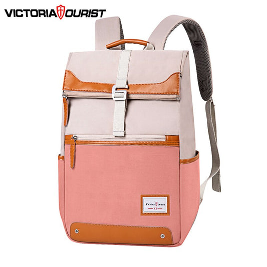 Victoriatourist Backpack women fashion backpack Multi-layer space versatile for travel leisure work school 15.6” laptop suitable