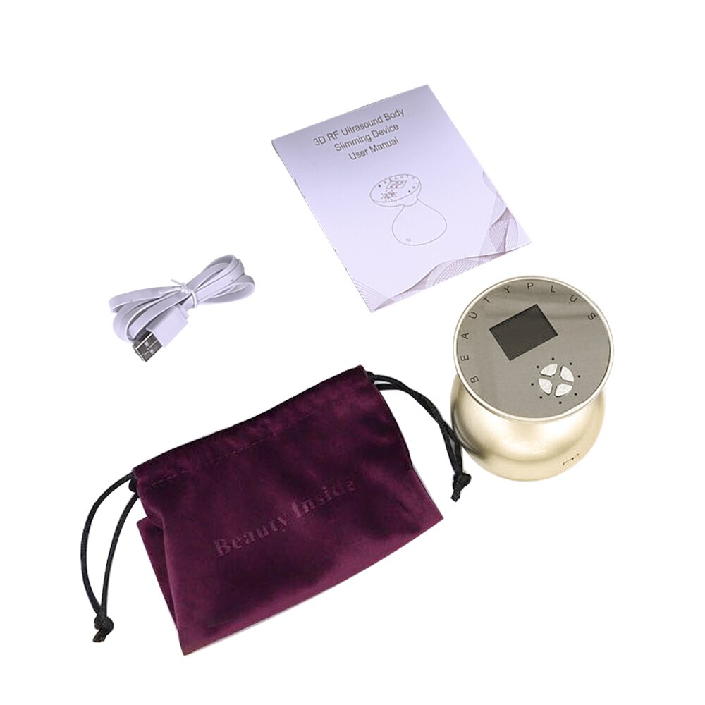 RF Ultrasound Cavitation Fat Burner Weight Loss Body Shaping Slimming Firming Device LED Photon Rejuvenation Face Lift Massager.
