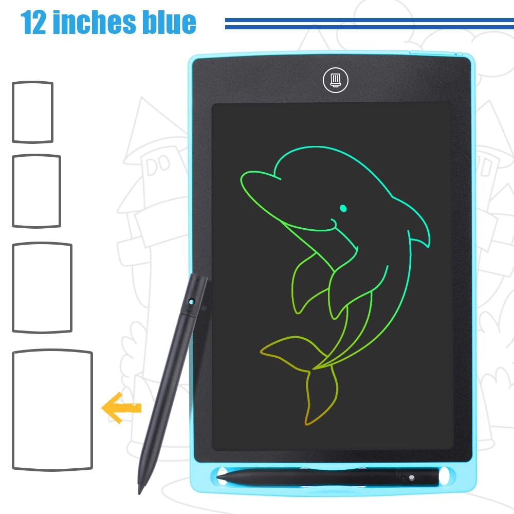 8.5/10/12 Inch LCD Drawing Tablet Electronic Drawing Writing Board Colorful Handwriting Pad Boy Girl Kids Children's Toys Gift.