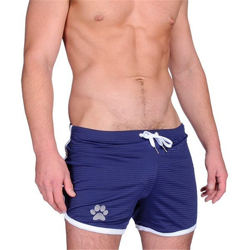 Summer Men's Bermuda Compression Fitness Shorts Fashion Print Quick-drying Sports Running Sexy Shorts Slim Fitness Pants