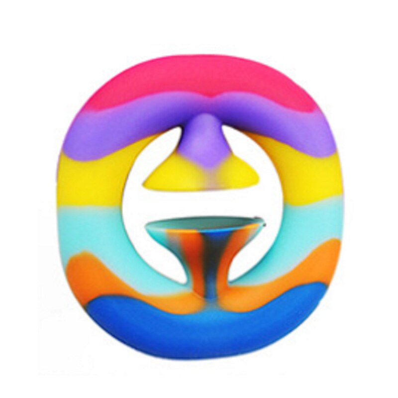 Glow Fluorescence Push Bubble Fidget Toys Adult Stress Relief Toy Antistress Soft Squishy Gift Anti Stress Box simple dimple toy.