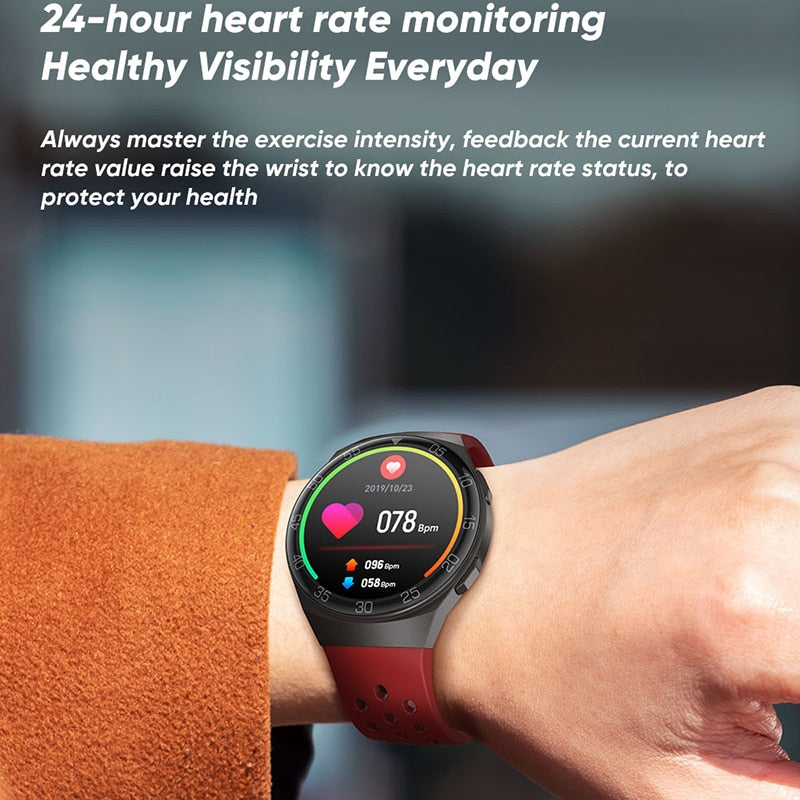 LIGE 1.28-inch Full Color Touch Screen Sport Smartwatch Men Women Fitness Tracker Waterproof Smart Watch For Huawei Xiaomi Apple.