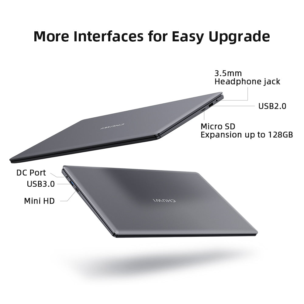 CHUWI HeroBook Air 11.6" HD Display Intel Celeron N4020 Dual Core LPDDR4 4GB 128GB SSD Windows 10 Laptop with Full Size Keyboard