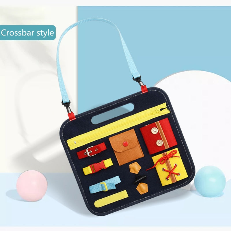 baby montessori toys for children boys girls Drawing Busy Board Educational toys Sensory Board For Ntelligence Development.
