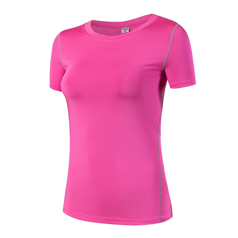 2021 Yoga Top For Women Quick Dry Sport Shirt Women Fitness Gym Top Fitness Shirt Yoga Running T-shirts Female Sports Top