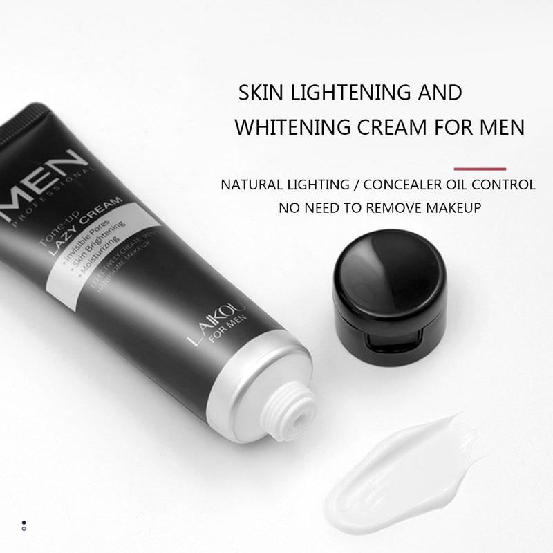 50ml Men BB Cream Skin Care Men Effective Care Sunscreen Face Foundation Base Makeup Skin Color Face Cream Natural Whitening