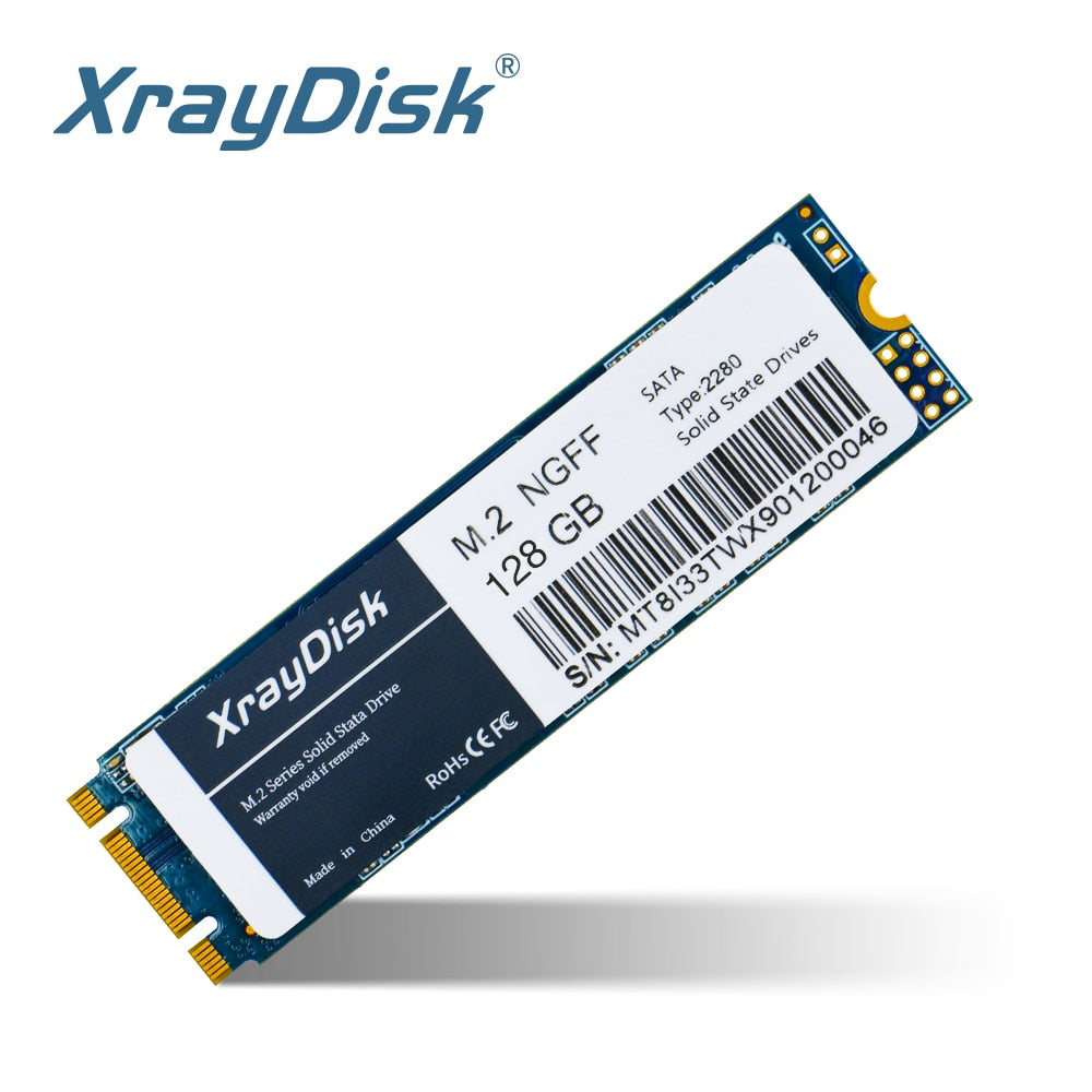 XrayDisk M.2 Sata3 Ssd 120GB 128GB 240GB 256GB 480GB Hdd Ngff 2280mm Disco Duro For Desktop& Laptop.