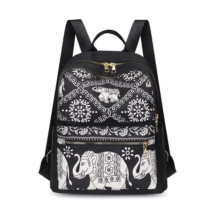 Fashion Anti-theft Backpack Women Oxford Shoulder Bag Large Capacity Female Travel Backpack Light School Bag for Teenage Girls