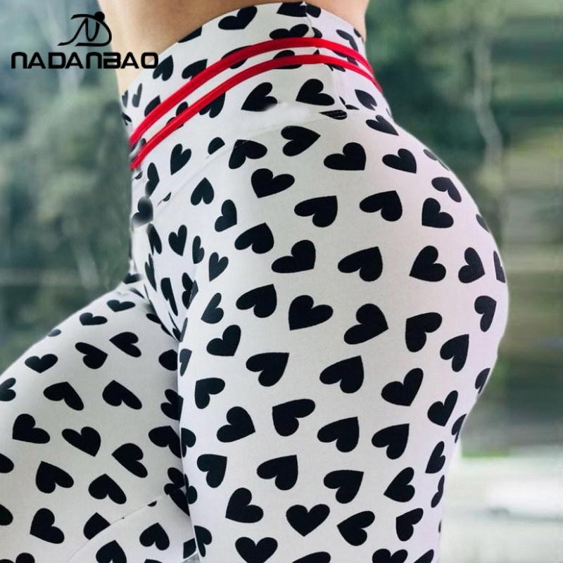 NADANBAO New 2022 Fitness Leggings Women Sporting Fitness Legging For Woman Circle Printed Workout High Waist Leggins