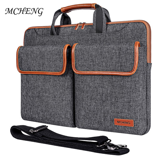 MCHENG Multi-use Laptop Sleeve With Handle For 10" 13" 14" 15.6" 17" Inch DELL APPLE asus Laptop Computer Bag