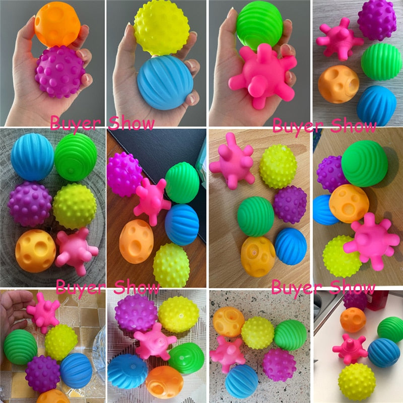 Baby Toy Ball Develop Infant Tactile Senses Toy Touch Ball Children Toys Baby Training Ball Massage Soft Ball 0 12 Months.