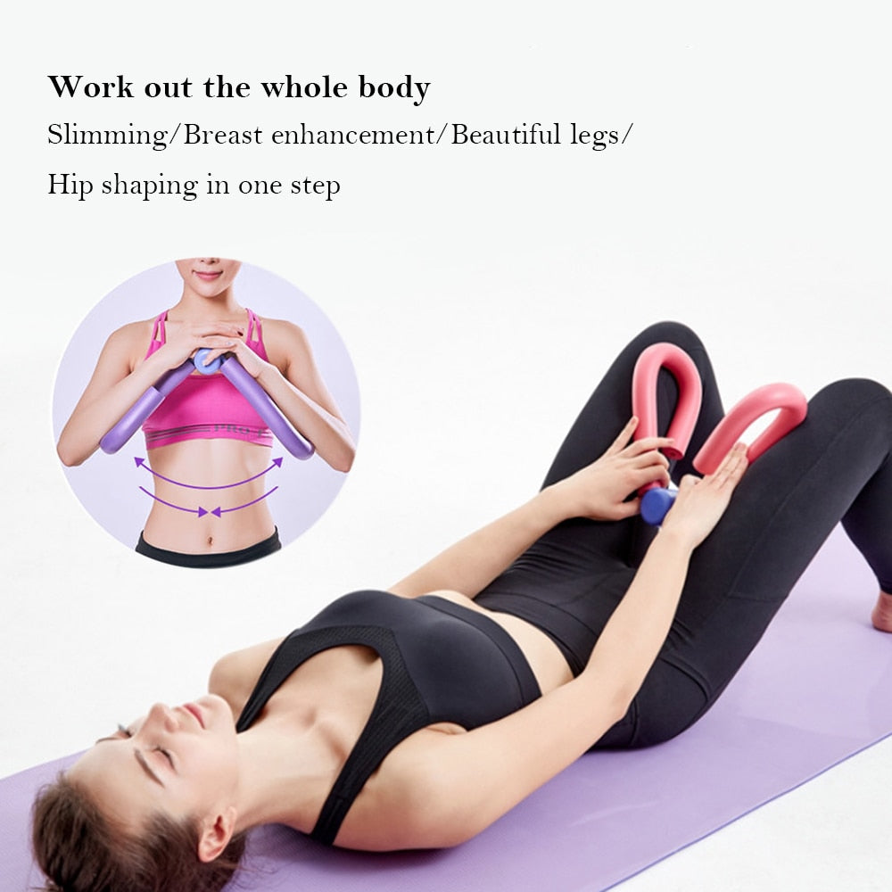 Leg Trainer Leg Slimming Muscle Clip Leg Workout Gym Master Thigh Arm Waist Trainer for Yoga Equipments Home Fitness Equipment