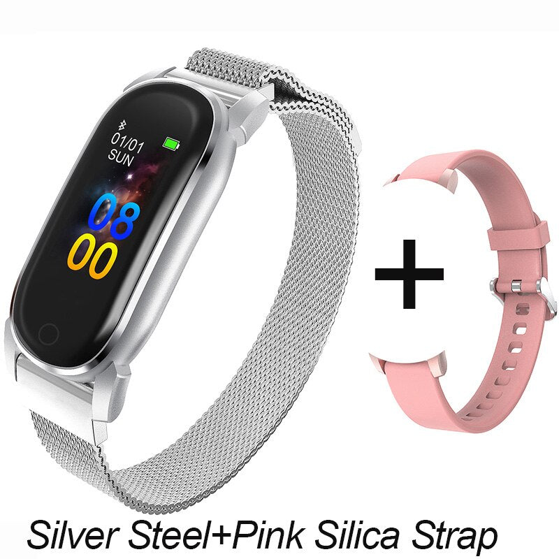 Smart Bracelet YD8 Temperature Measurement Thermometer Band Men Women Heart Rate Sleep Fitness Tracker Clock Sport Smartwatch