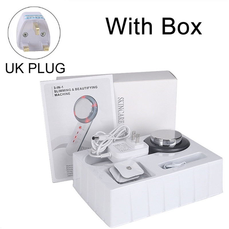 Infrared Ultrasonic EMS Body Slimming Massager Weight Loss Fat Burner Galvanic Therapy Ultrasound Cavitation Beauty Machine.