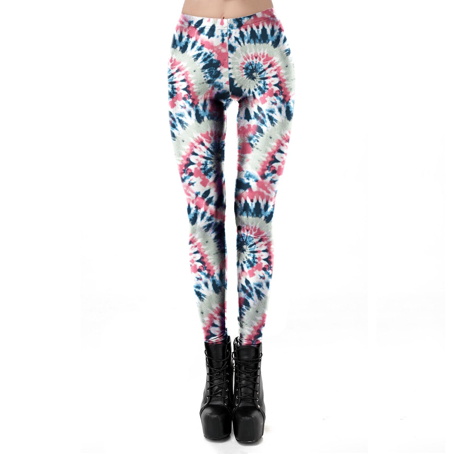 NADANBAO The OM Symbol Mandala Leggings For Women Workout Mid Waist Leggins Ankle Pants Slim Fitness Elasticity Legins