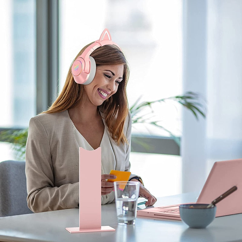 New products ONIKUMA headset desktop stand computer gaming headset Bluetooth headset display stand.