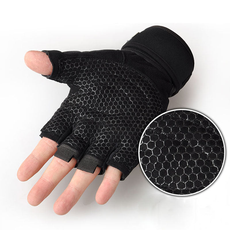 Body Building Gym Training Fitness WeightLifting Gloves For Men Women Workout Half Finger Guantes Exercise Gym Tactical Gloves