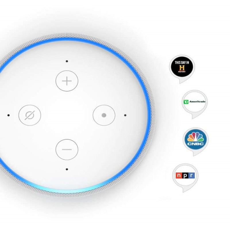 Echo 3 generation AI smart speaker Alexa can control the same series of smart appliances, air conditioner bulb vacuum cleaner.