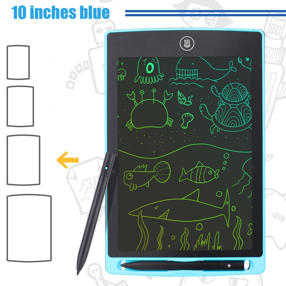 8.5/10/12 Inch LCD Drawing Tablet Electronic Drawing Writing Board Colorful Handwriting Pad Boy Girl Kids Children's Toys Gift.