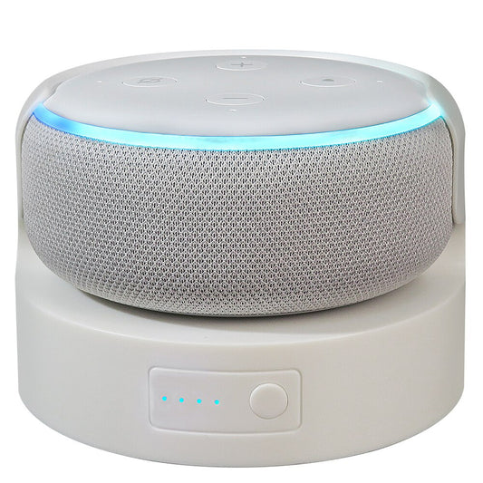 Battery Base for Echo Dot 3rd Gen Alexa Speaker Holder Mount Rechargable Docking Station For Echo Dot 3rd wireless Charger.