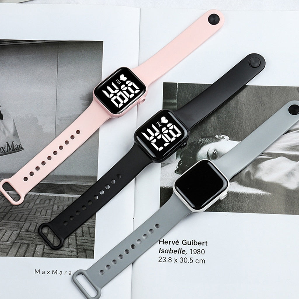 Men Wrist Digital Watches Casual Electronic LED Sport Water-Proof Women Watches Fashion Simple Children Clock Relogio Masculion.
