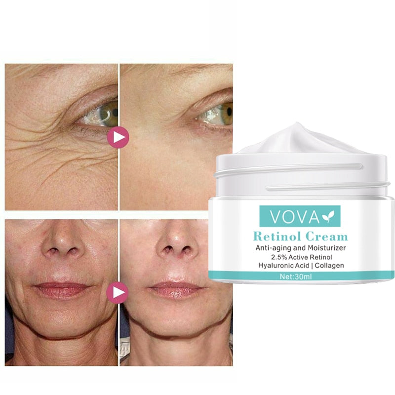 Instant Remove Wrinkles Retinol Face Cream Lifting Anti Aging Anti Eye Bags Moisturizer Facial Treatment Korean Care