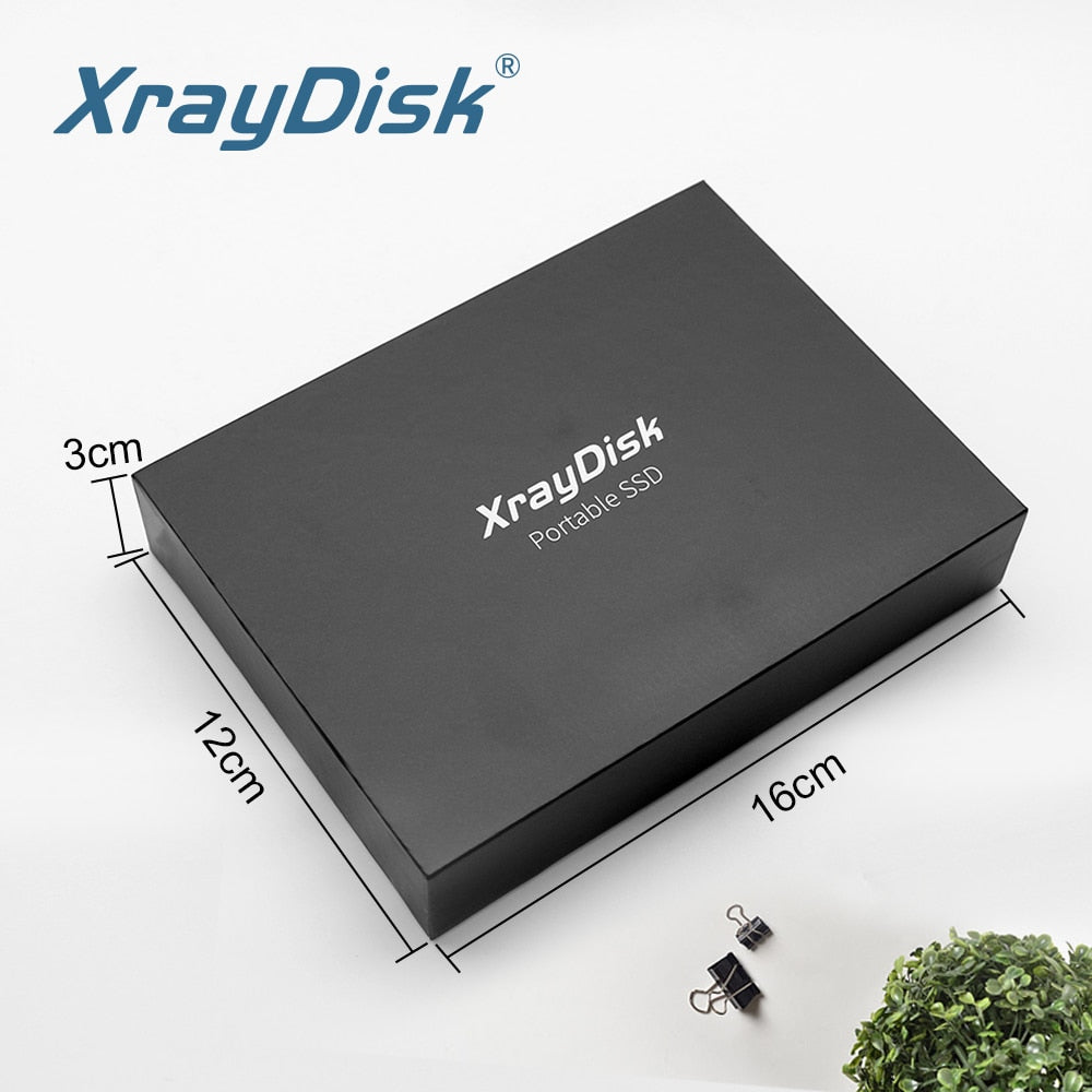 XrayDisk Portable SSD 256GB External SSD 512GB Portable SSD External hard drive hdd for laptop desktop with Type C USB3.1 Gen 2.