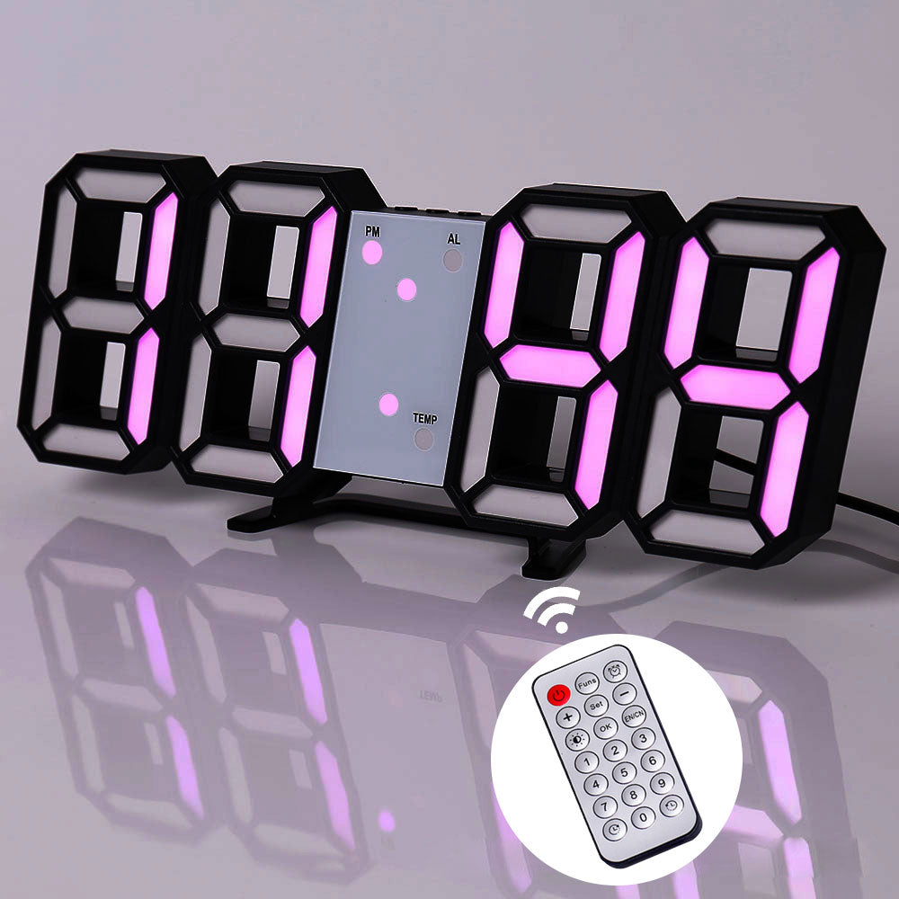 Nordic Digital Alarm Clocks Wall Clocks Hanging Watch Snooze Table Clocks Calendar Thermometer Electronic Clock Digital Clocks.