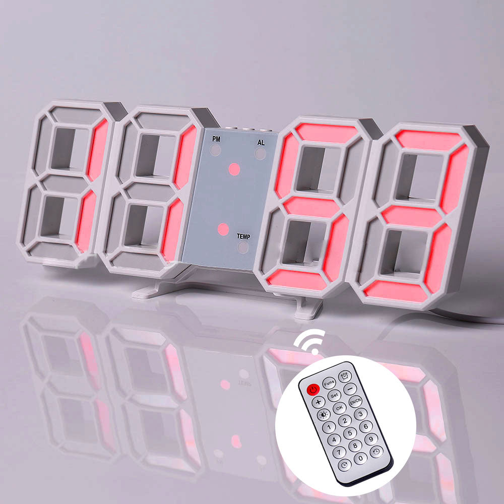 Nordic Digital Alarm Clocks Wall Clocks Hanging Watch Snooze Table Clocks Calendar Thermometer Electronic Clock Digital Clocks.