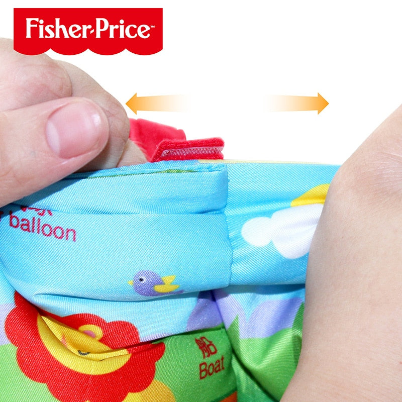 Fisher-Price Enlightenment Traffic Cognitive Book Torn Small Cloth Book Baby Early Education Soothing Toys 3-6 Months