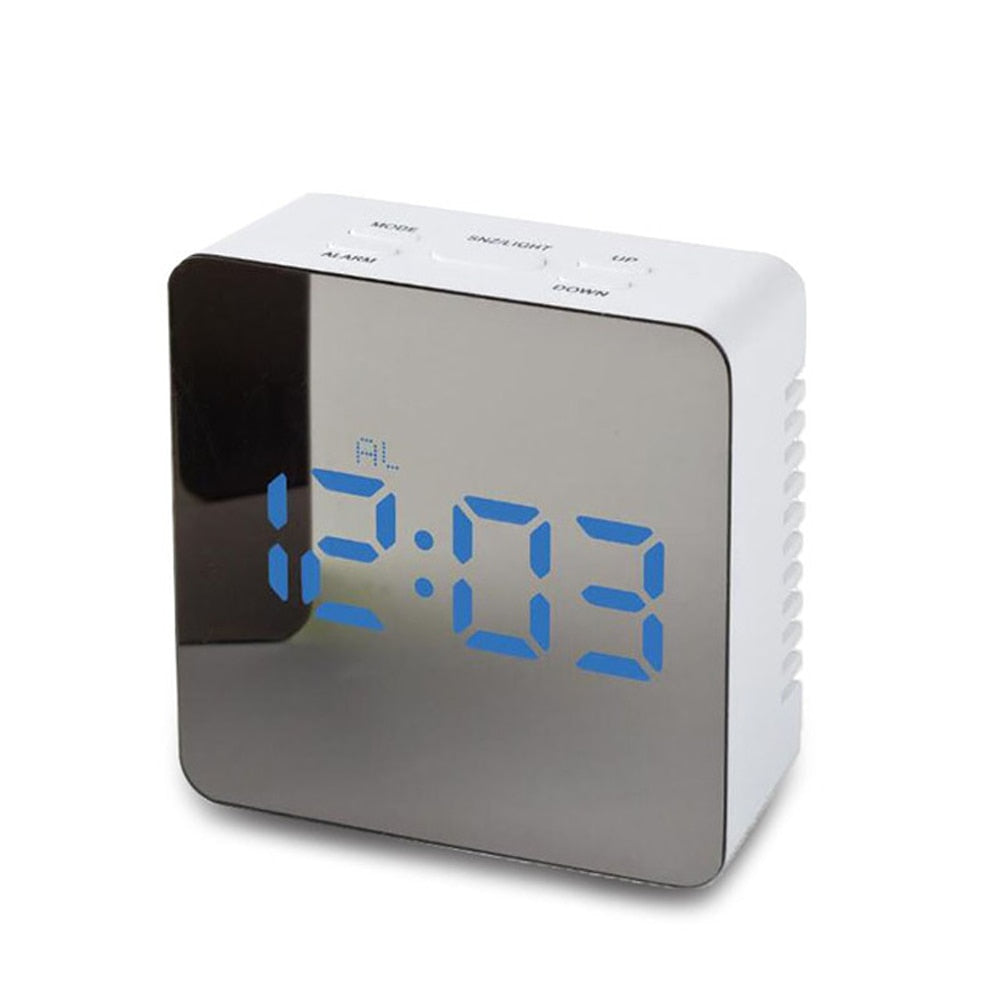 Digital Alarm Clock Alarm Clocks for Kids Bedroom Temperature Snooze Function Desk Table Clock LED Clock Electronic Watch Table.