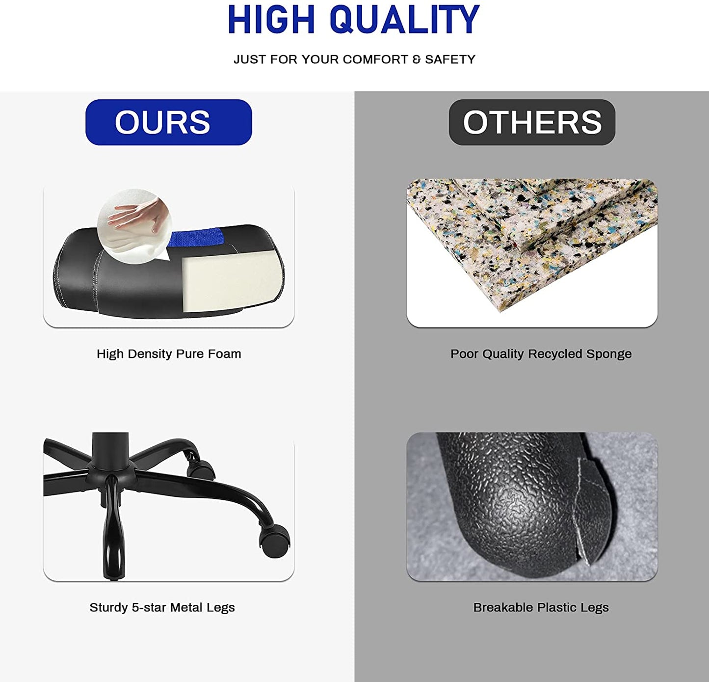 BASETBL Game Office Chair Desk Gaming Chair Ergonomically Leather Adjustable Racing Chair Tasks Swivel Executive Computer Chair