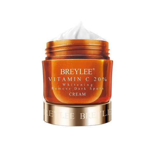 BREYLEE Vitamin C Whitening Facial Cream 20% VC Fade Freckles Remove Dark Spots Melanin Remover Skin Brightening Cream Face Care
