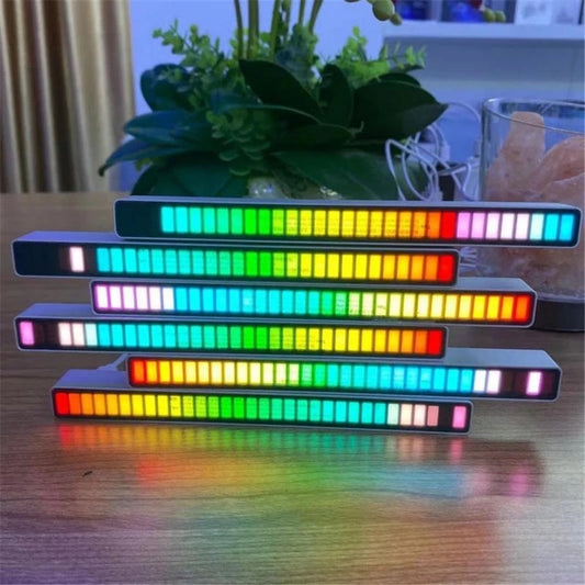 LED Light Bar Ambient RGB Sound Control App Control Pickup Voiceactivated Rhythm Lights Color Ambient Car Party Lamps of Music.