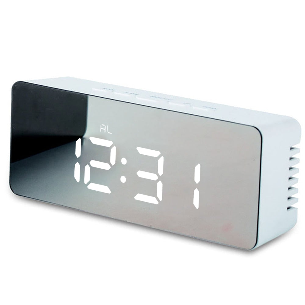 Digital Alarm Clock Alarm Clocks for Kids Bedroom Temperature Snooze Function Desk Table Clock LED Clock Electronic Watch Table.