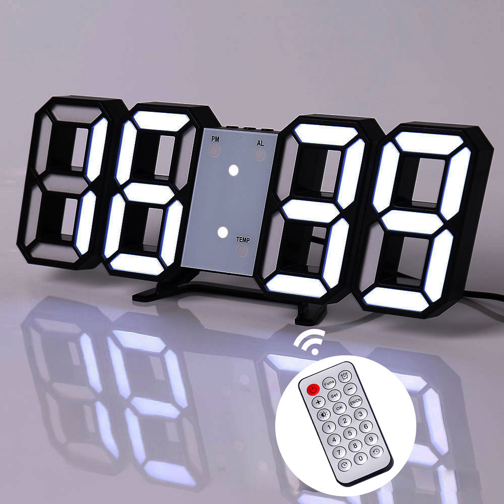 Nordic Digital Alarm Clocks Wall Clocks Hanging Watch Snooze Table Clocks Calendar Thermometer Electronic Clock Digital Clocks.
