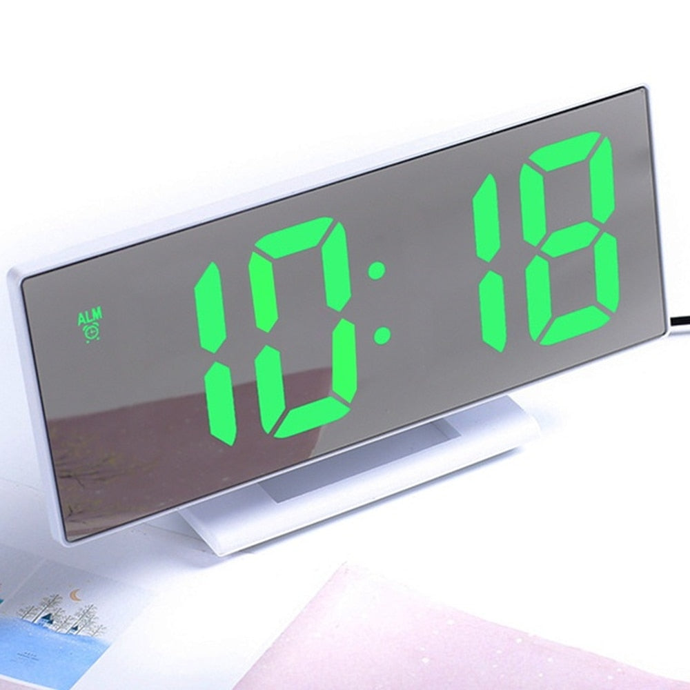 Digital Alarm Clock Alarm Clocks for Kids Bedroom Temperature Snooze Function Desk Table Clock LED Clock Electronic Watch Table.