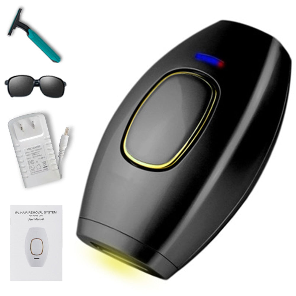 Electric Epilator For Women's Shaver Permanent IPL Hair Removal 600000 Flash Hair Removal Photoepilator Painless Home Use Device.
