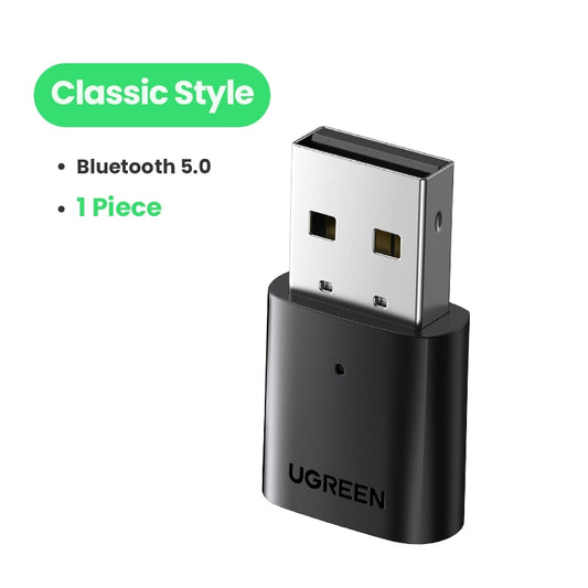 UGREEN USB Bluetooth 5.0 Transmitter Receiver Adapter Dongle For Wireless Mouse Earphone PC Music Audio Bluetooth 4.0 Adapter