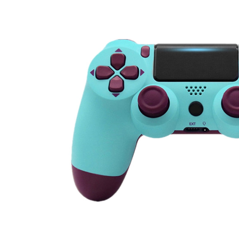 24Colors Bluetooth Double Vibration Controller For PS4 PS3 Wireless Gamepad Joystick For PS4 Games Console USB 6Axis Joypad.