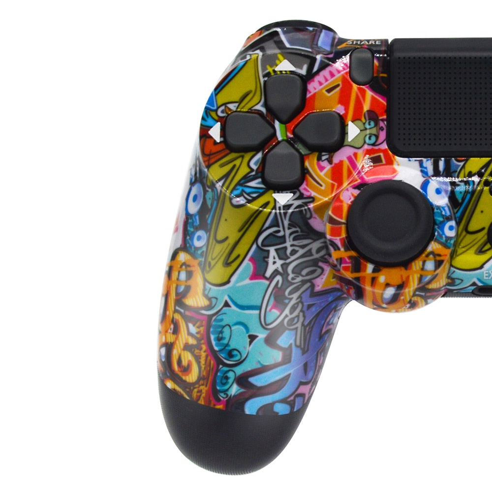 24Colors Bluetooth Double Vibration Controller For PS4 PS3 Wireless Gamepad Joystick For PS4 Games Console USB 6Axis Joypad.