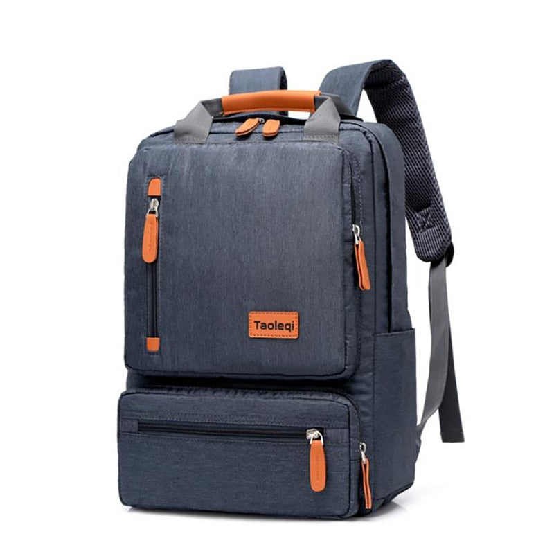Casual Business Men Computer Backpack Light 15 inch Laptop Bag 2022 Waterproof Oxford cloth Lady Anti-theft Travel Backpack Gray.