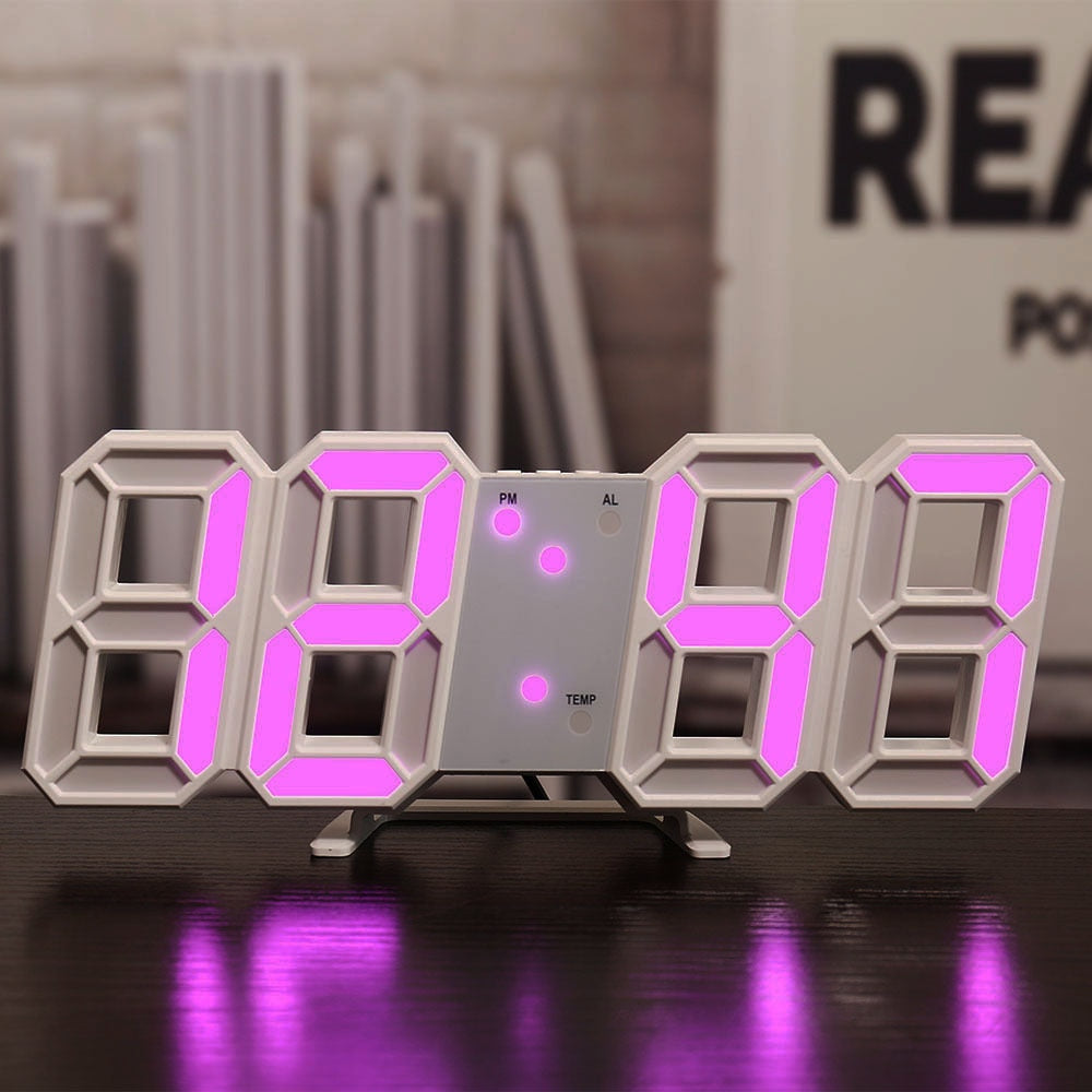 Nordic Digital Alarm Clocks Wall Clocks Hanging Watch Snooze Table Clocks Calendar Thermometer Electronic Clock Digital Clocks.