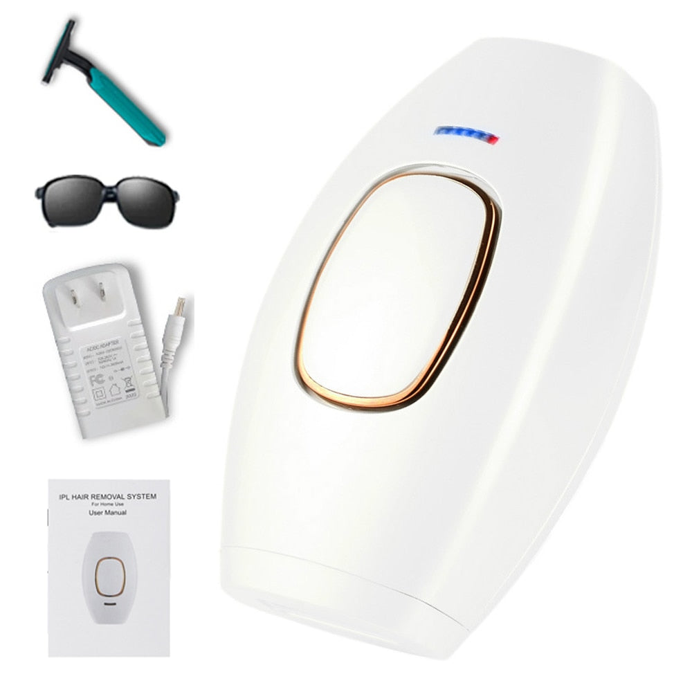Electric Epilator For Women's Shaver Permanent IPL Hair Removal 600000 Flash Hair Removal Photoepilator Painless Home Use Device.